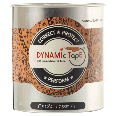 Dynamic Tape з чорним принтом  (7.5см. х 5м.)